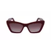 Óculos de sol FERRAGAMO SF1081SE-603 para mulher modelo gatinho bordô castanho degradê 55 mm
