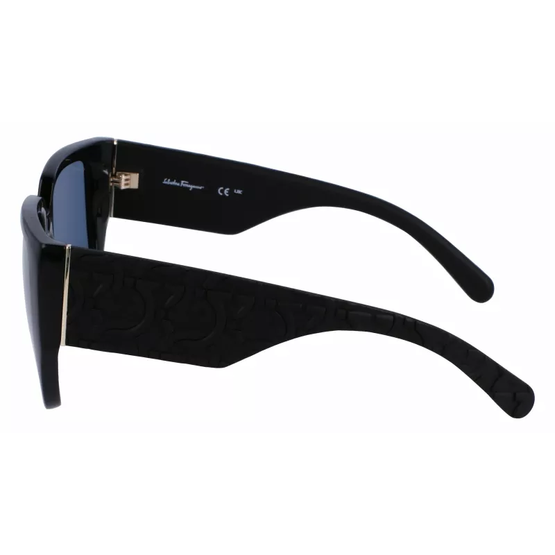 Óculos de sol Ferragamo SF1088SE-001 senhora Butterfly acetato preto cinzento 57mm