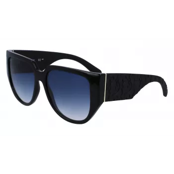Óculos de sol Ferragamo SF1088SE-001 senhora Butterfly acetato preto cinzento 57mm