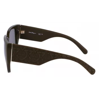 Ferragamo SF1088SE-324 óculos de sol de mulher borboleta Havana castanho degradê 57mm