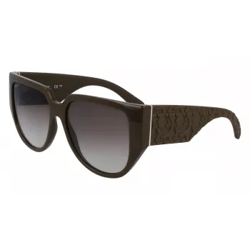 Ferragamo SF1088SE-324 óculos de sol de mulher borboleta Havana castanho degradê 57mm