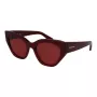 Óculos de sol Ferragamo SF1107S552065 mulher retangulares acetato Havana Brown gradiente 55/20/140 mm
