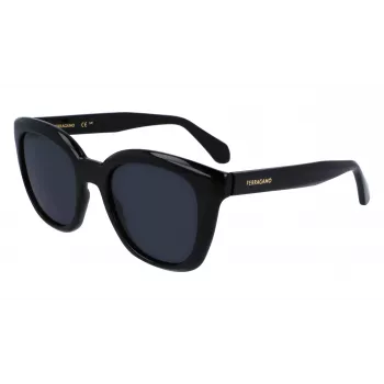 FERRAGAMO SF2000S522100 Óculos de sol mulher Havana Armação de acetato Lentes cinzentas degradê 52/21/145 mm