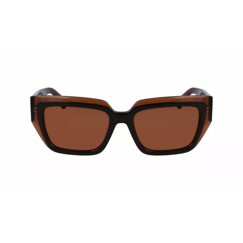 Óculos de sol de mulher FERRAGAMO SF2002S-233 Havana acetato castanho degradê 55/18/140 mm