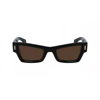 FERRAGAMO SF2006S-001 Óculos de sol de mulher Preto Cinzento 53mm