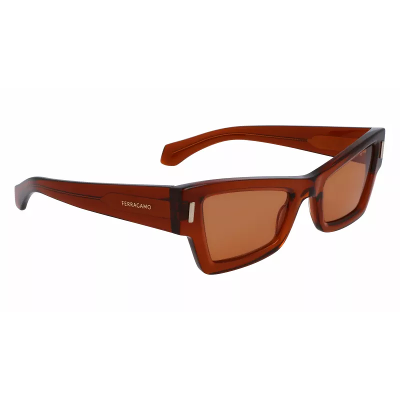 FERRAGAMO SF2006S-232 Óculos de sol de mulher Havana Brown Gradient 53mm