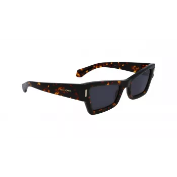 Óculos de sol de mulher FERRAGAMO SF2006S-242 Havana acetato borboleta 53mm