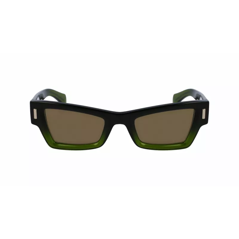 Óculos de sol FERRAGAMO SF2006S-316 para mulher Havana acetato castanho degradê 53mm