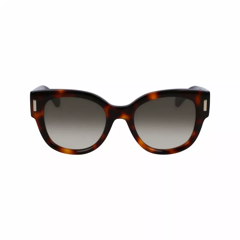 FERRAGAMO SF2007S-240 óculos de sol de mulher em forma de olho de gato Havana castanho degradê 51 mm