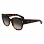 FERRAGAMO SF2007S-240 óculos de sol de mulher em forma de olho de gato Havana castanho degradê 51 mm