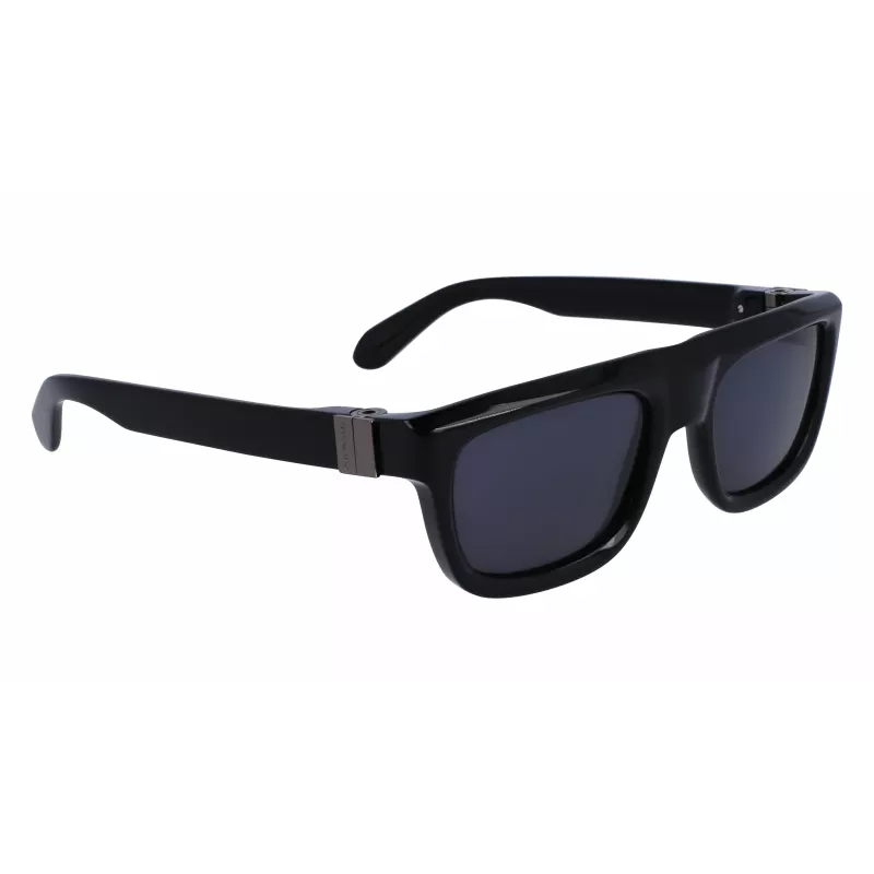 FERRAGAMO SF2009S-001 Óculos de sol de homem - Armação preta, lentes cinzentas, 56/21/145 mm