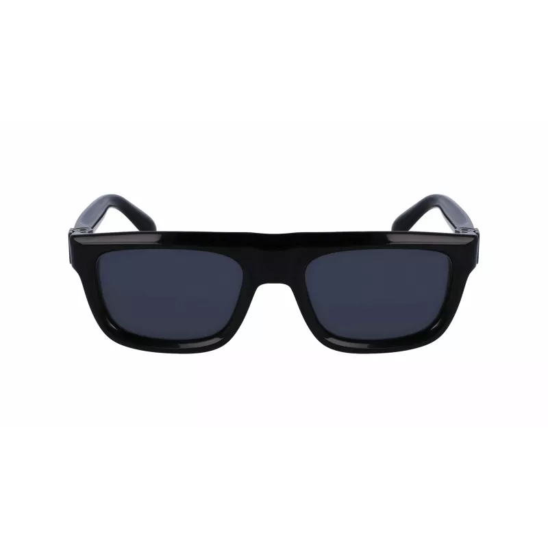 FERRAGAMO SF2009S-001 Óculos de sol de homem - Armação preta, lentes cinzentas, 56/21/145 mm