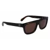 Óculos de sol quadrados de homem FERRAGAMO SF2009S-242 acetato Havana castanho degradê 56/21/145 mm