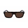 Óculos de sol quadrados de homem FERRAGAMO SF2009S-242 acetato Havana castanho degradê 56/21/145 mm