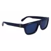 Óculos de sol Ferragamo SF2009S-414 homem retangulares acetato - lentes castanhas - 56/21/145 mm