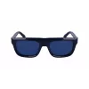 Óculos de sol Ferragamo SF2009S-414 homem retangulares acetato - lentes castanhas - 56/21/145 mm