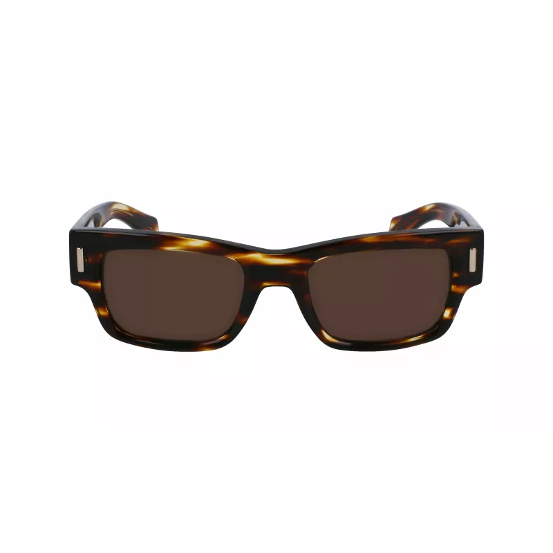 Óculos de sol de homem FERRAGAMO SF2011S-216 Havana escuro castanho degradê 53 mm