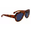 Óculos de sol borboleta FERRAGAMO SF2029SE-240 para mulher Havana castanho degradê 57mm