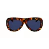 Óculos de sol borboleta FERRAGAMO SF2029SE-240 para mulher Havana castanho degradê 57mm