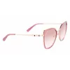 Óculos de sol de mulher FERRAGAMO SF293S-774 com armação de acetato Havana e lentes castanhas degradê 54/19/140 mm