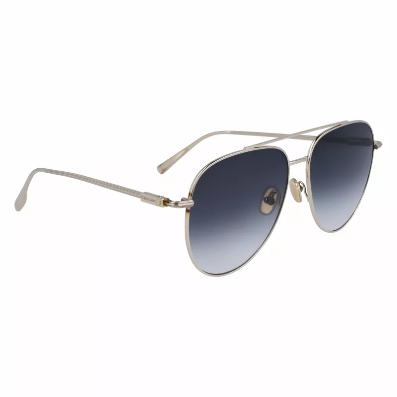 Óculos de sol Ferragamo SF308S-715 homem Havana castanho acetato 61mm
