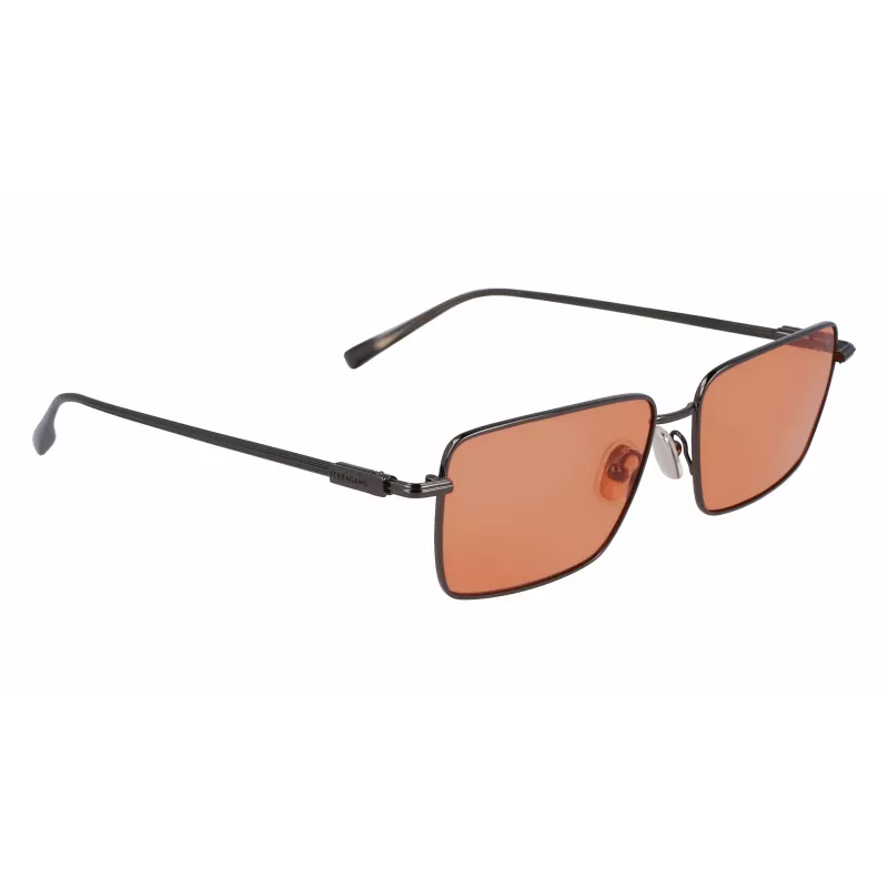 Óculos de sol de homem Ferragamo SF309S5715017 - armação em acetato preta, lentes em policarbonato cinzentas, 57 mm