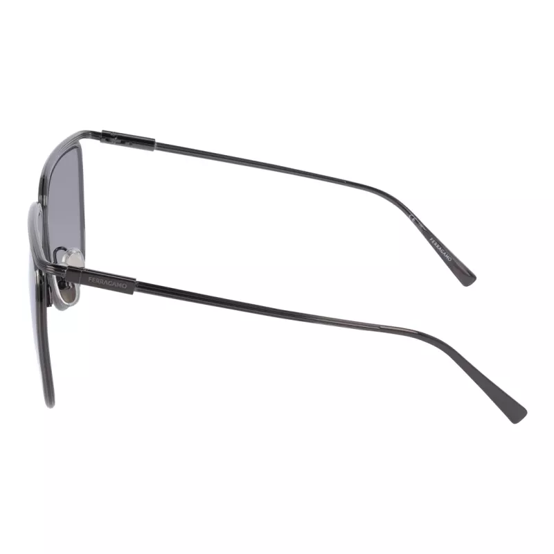 FERRAGAMO SF324S5816027 óculos de sol de mulher Havana acetato armação quadrada lentes castanho degradê 58mm