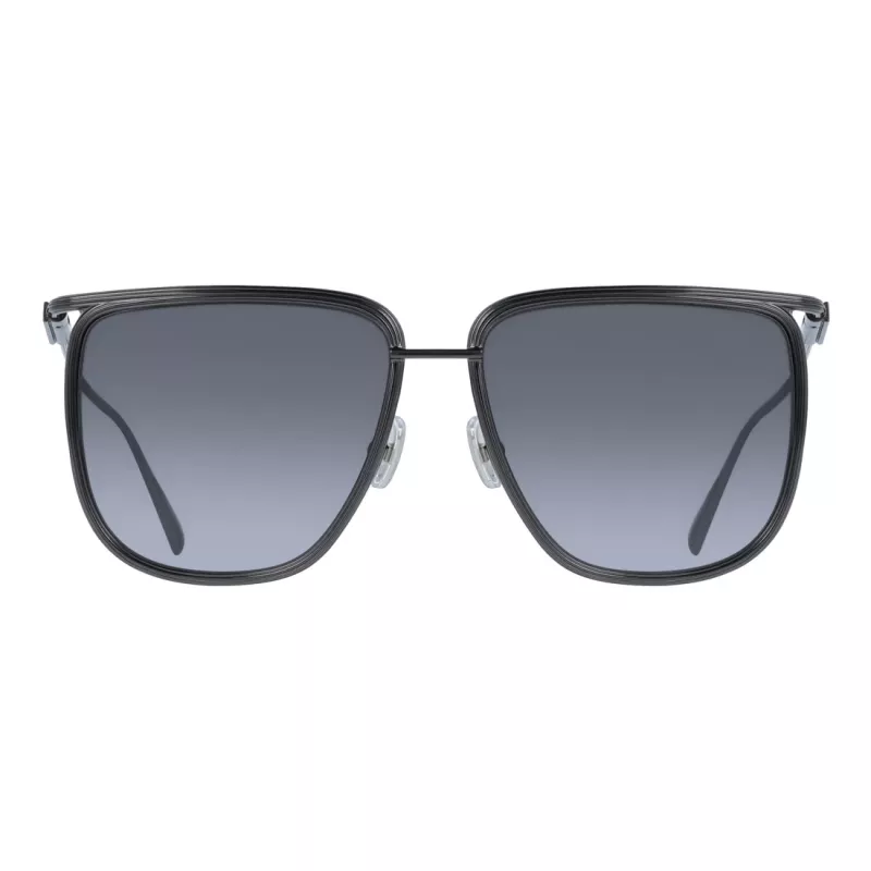 FERRAGAMO SF324S5816027 óculos de sol de mulher Havana acetato armação quadrada lentes castanho degradê 58mm
