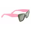 Óculos de sol de mulher FERRAGAMO SF929S-304 Havana castanho retangulares acetato 55 mm