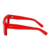 Óculos de sol de mulher Ferragamo SF2045SR52176 armação retangular de acetato lentes degradê castanhas 52/17/140 mm