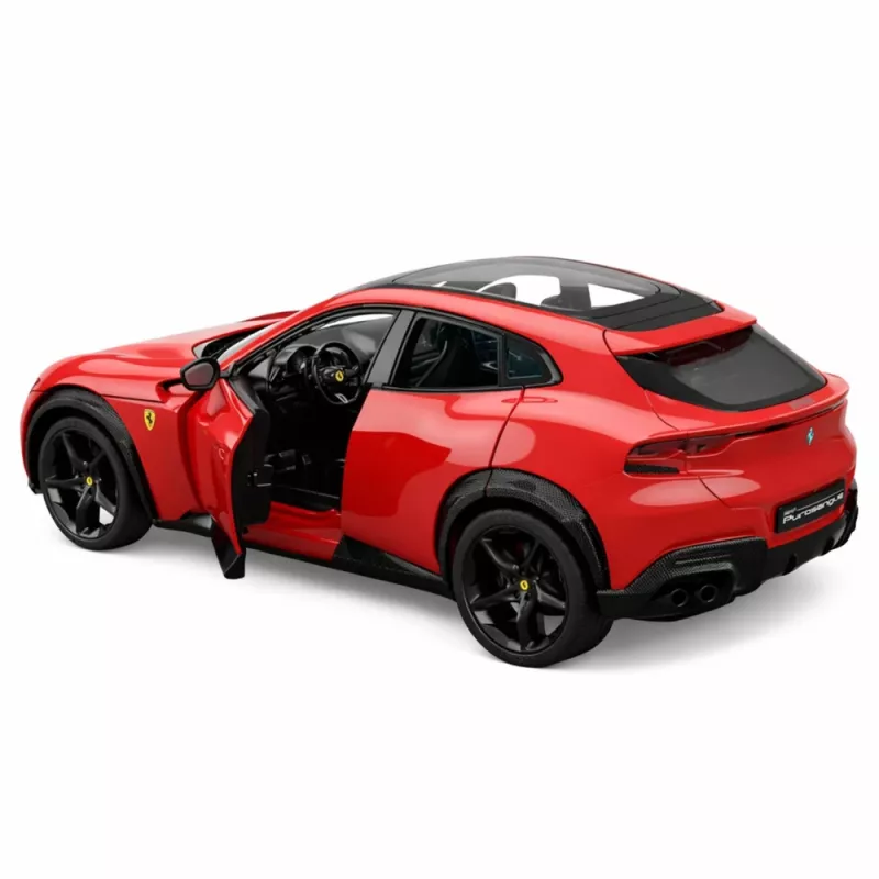 Carro RC Ferrari Purosangue Rastar vermelho 1:14