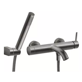 FERRO BCK11GM Misturadora de banheira de parede com conjunto de chuveiro, Gun Metal