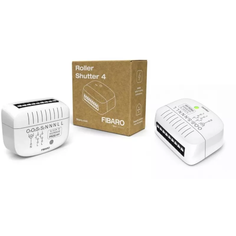 Fibaro FGR-224 Roller Shutter 4 módulo de controlo de estores e persianas Z-Wave Plus