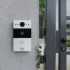FIBARO MyBell Campainha Vídeo Exterior (MBIP1BSTAT) - Preto, 1080p, PoE, Wi-Fi, IP54