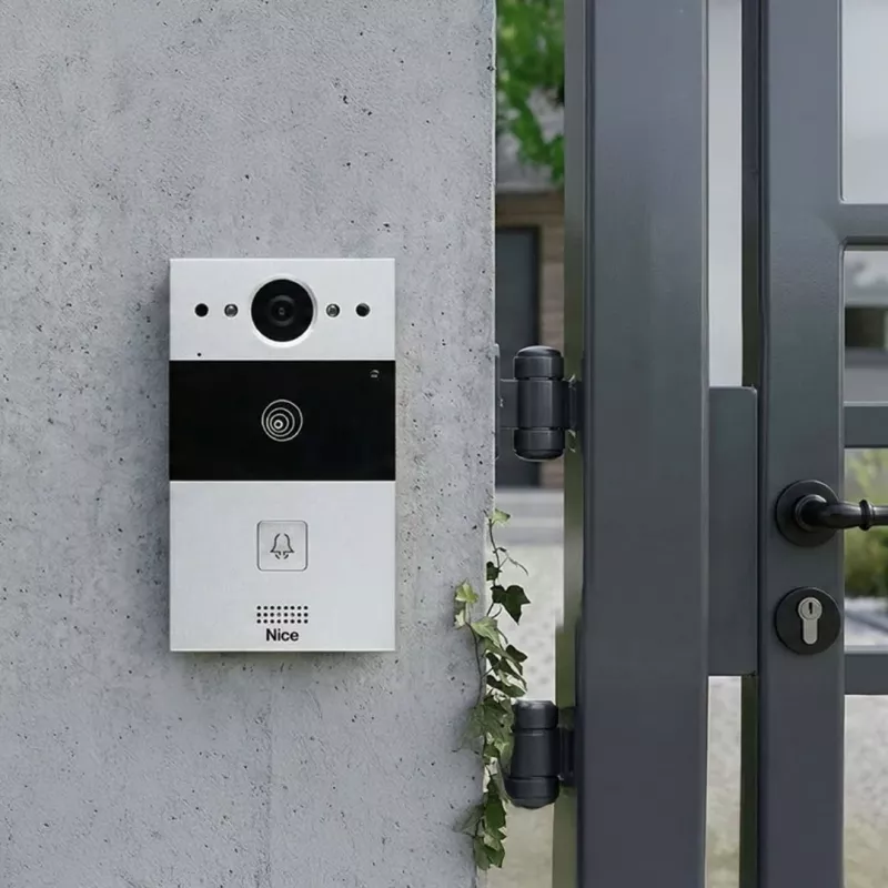 FIBARO MyBell Campainha Vídeo Exterior (MBIP1BSTAT) - Preto, 1080p, PoE, Wi-Fi, IP54
