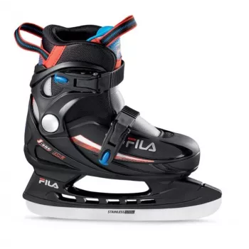 Fila J-One Ice HR patins de hóquei no gelo júnior, preto/vermelho/azul, EU 31-35
