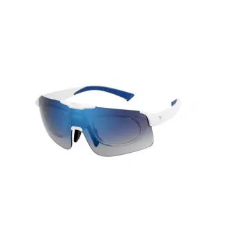 FILA Óculos de sol para homem Shield SFI127996VCB - armação preta, vidro fumado, UV400