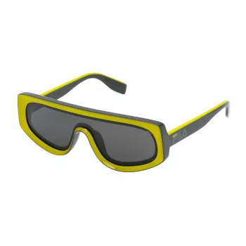 Óculos de sol de homem FILA SF9417990KAU - armação preta, lentes cinzentas, proteção UV400