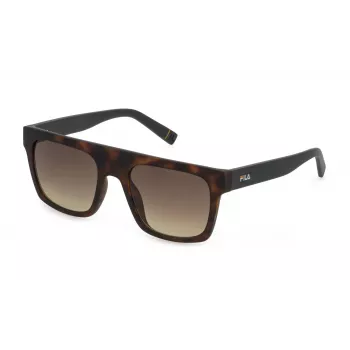 FILA Óculos de sol de homem SFI098-530878 Preto Retangular 53mm