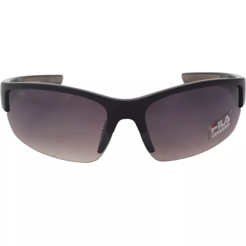 Óculos de sol de homem FILA SF215-71PC1 - armação preta, lentes cinzentas, proteção UV400