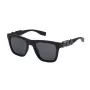 Óculos de sol retangulares de homem FILA SF9416-510U28 - armação preta/cinzenta - lentes de policarbonato cinzentas - proteção UV400