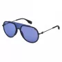 Óculos de sol retangulares de homem FILA SFI084-58530Y - armação preta, lentes cinzentas, 58/16/140 mm, UV400