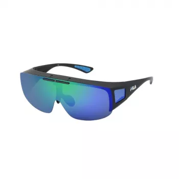 Óculos de sol desportivos unissexo FILA SFI126-99R43P polarizados UV400 lente de 99 mm