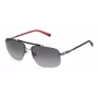 Óculos de sol FILA SFI210-610568 para homem - armação preta, lentes cinzentas, proteção UV400