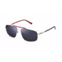FILA SFI210V60E70B óculos de sol homem retangulares Havana em acetato com lentes em policarbonato castanhas 60/16/145 mm