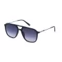 Óculos de sol retangulares FILA SFI215-560821 para homem - armação preta, lentes cinzentas, proteção UV400