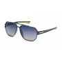 Óculos de sol FILA SFI301-606G5P homem polarizados, armação preta brilhante, lentes cinzentas fumé, 60/14/140 mm