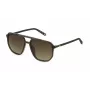 Óculos de sol polarizados FILA SFI312-57Z51P para homem - armação preta, lentes cinzentas, 57 mm