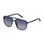 Óculos de sol polarizados de homem FILA SFI31257BL1P - armação retangular preta, lentes cinzentas fumé, 57 mm