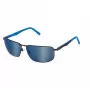 Óculos de sol FILA SFI446-63696B homem retangulares, armação preta/cinzenta, lentes cinzentas fumé, 63/14/140 mm